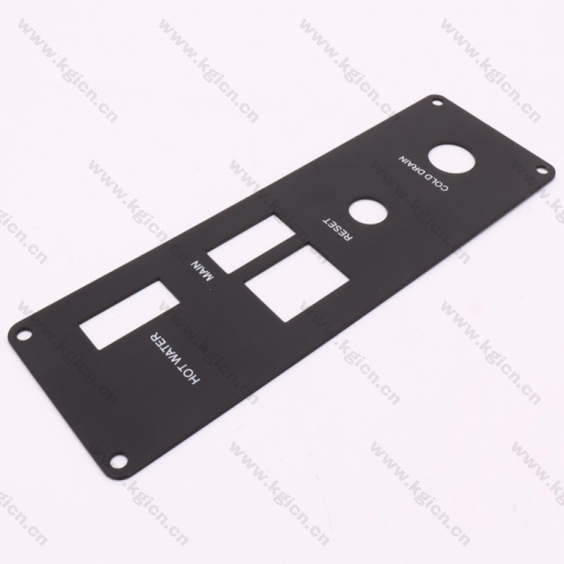 创新设计带丝印金属冲压板用于电子产品